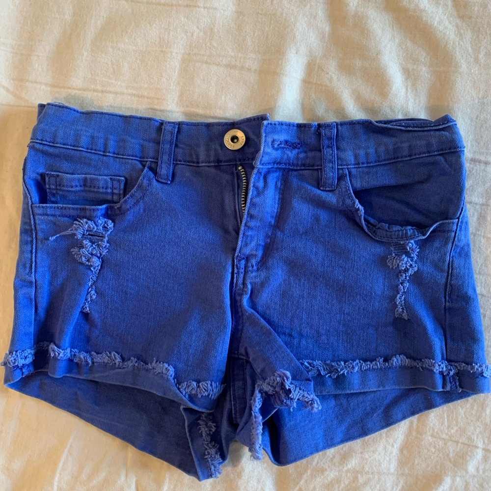 Blue Denim Shorts